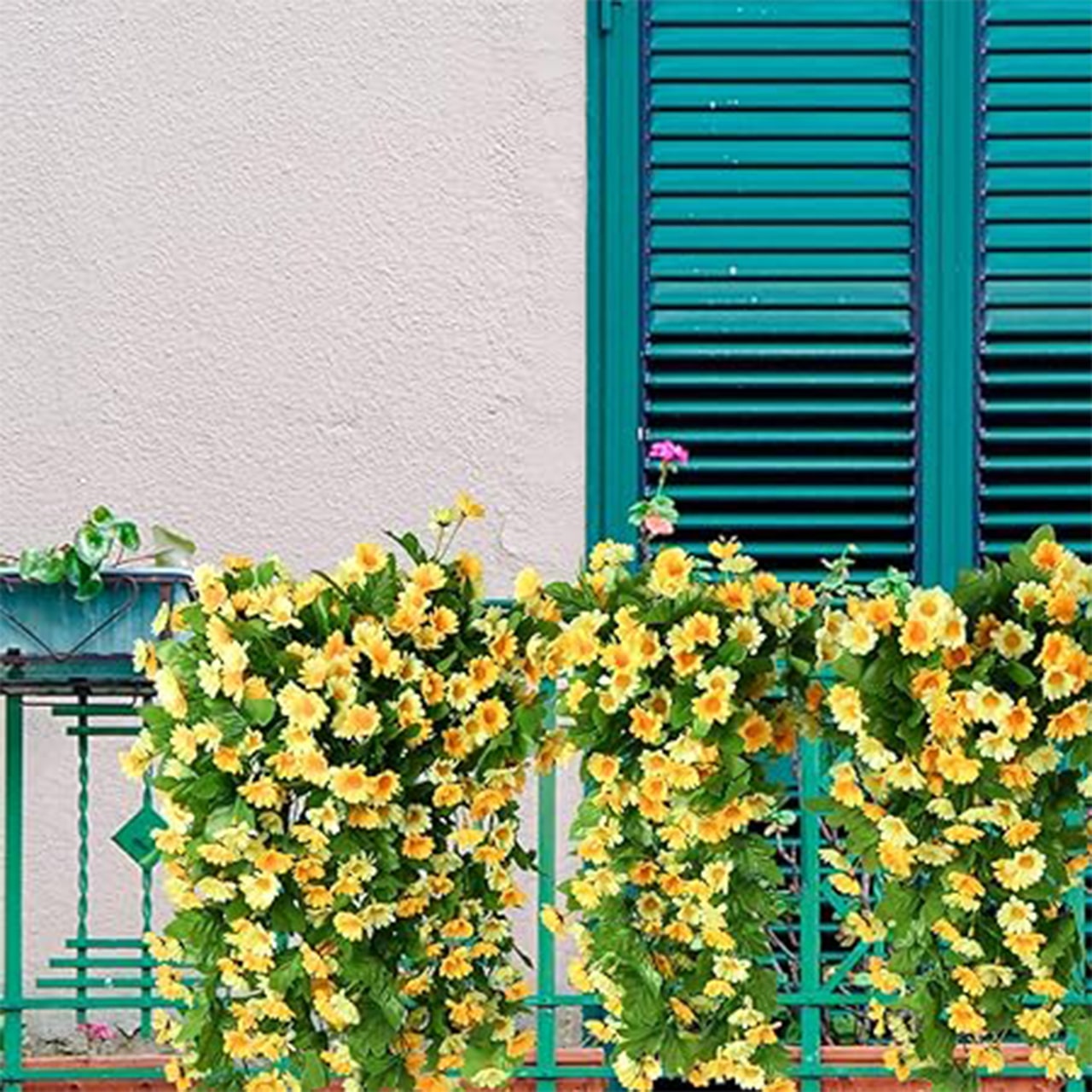 YellowFlowers, sztuczne wiszące kwiaty o naturalnym wyglądzie - Image 2