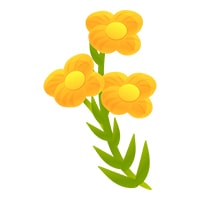 YellowFlowers, sztuczne wiszące kwiaty o naturalnym wyglądzie - Image 3